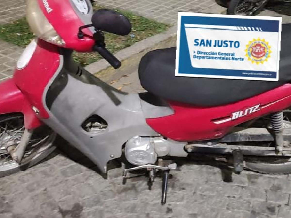 Retienen Una Moto Con Pedido De Secuestro La Voz De San Justo