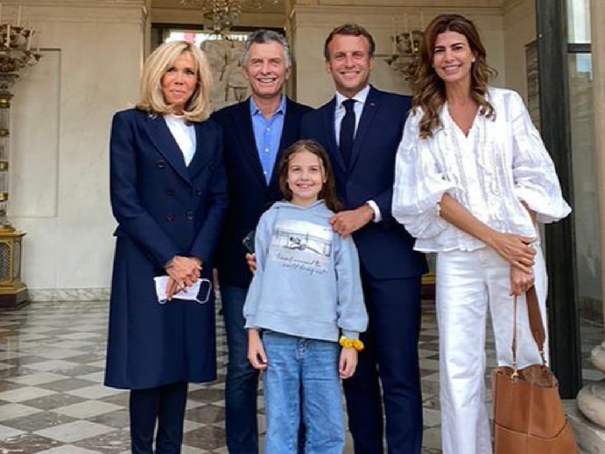 Macri se reunió con Macron antes de viajar a Suiza
