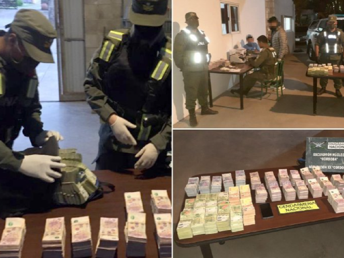 En Quebracho Herrado secuestraron cerca de 8 millones de pesos entre efectivo y cheques