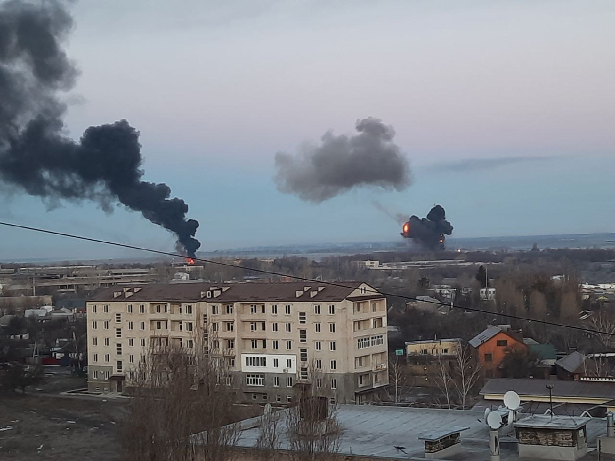 Confirmaron 40 soldados y 10 civiles muertos en las primeras horas del ataque ruso a Ucrania 