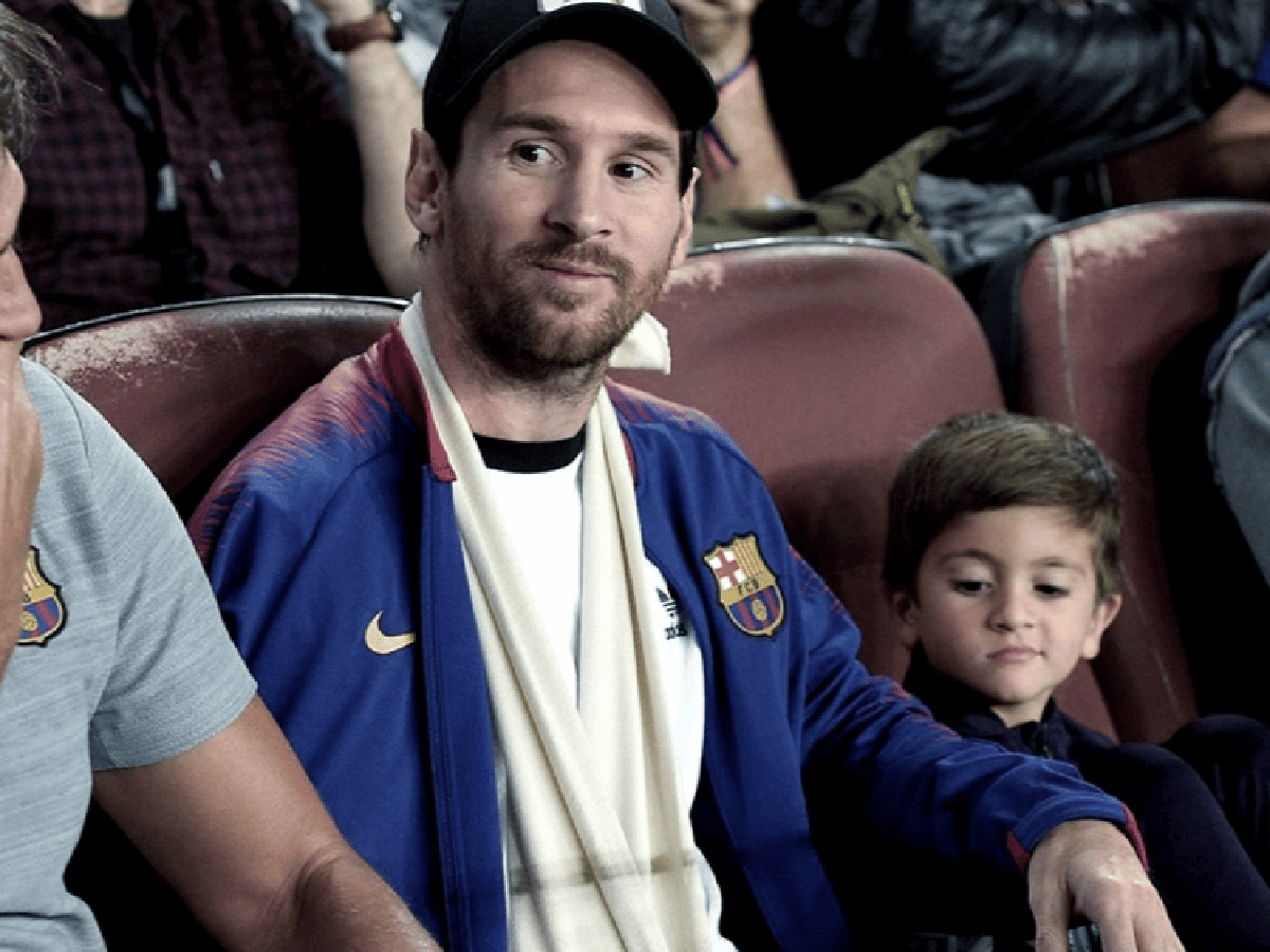 Messi fue invitado al "Bernabeu" a la Superfinal 