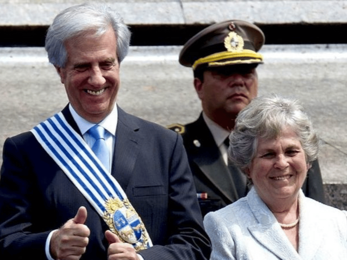 Falleció María Auxiliadora Delgado, la primera dama de Uruguay