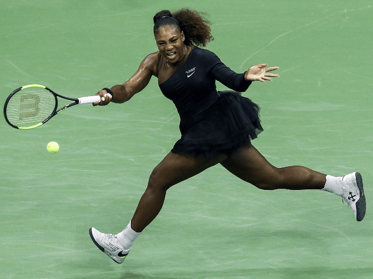 Serena Williams se rebela contra el veto a su catsuit: usó un "tutú" en el US Open