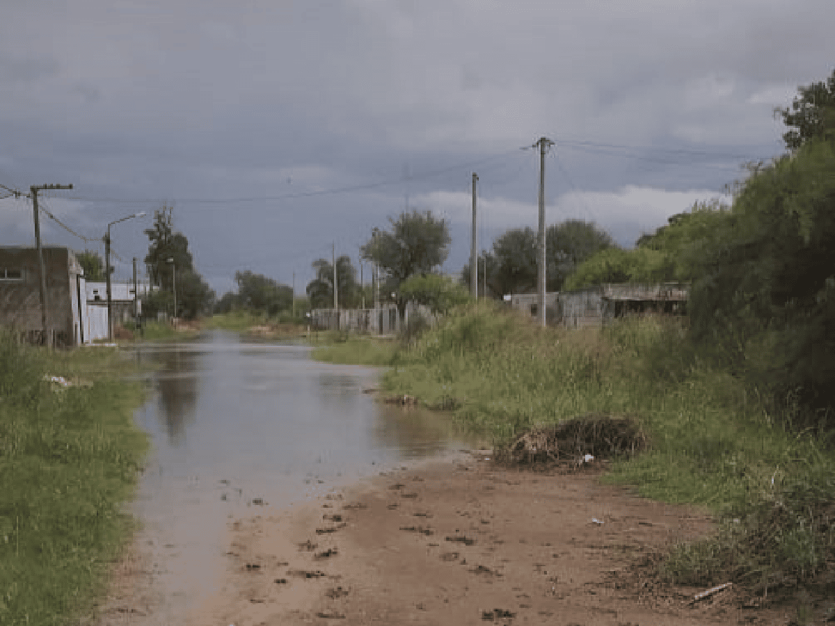 Evacuaron a un vecino de Morteros a raíz de las fuertes lluvias