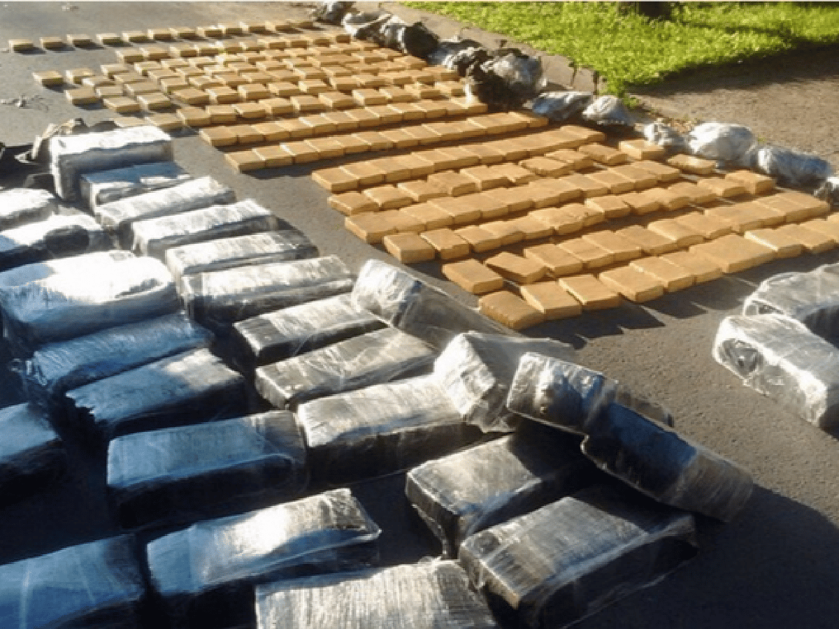 Secuestraron 750 kilos de marihuana en Paraná que eran trasladados hacia Córdoba