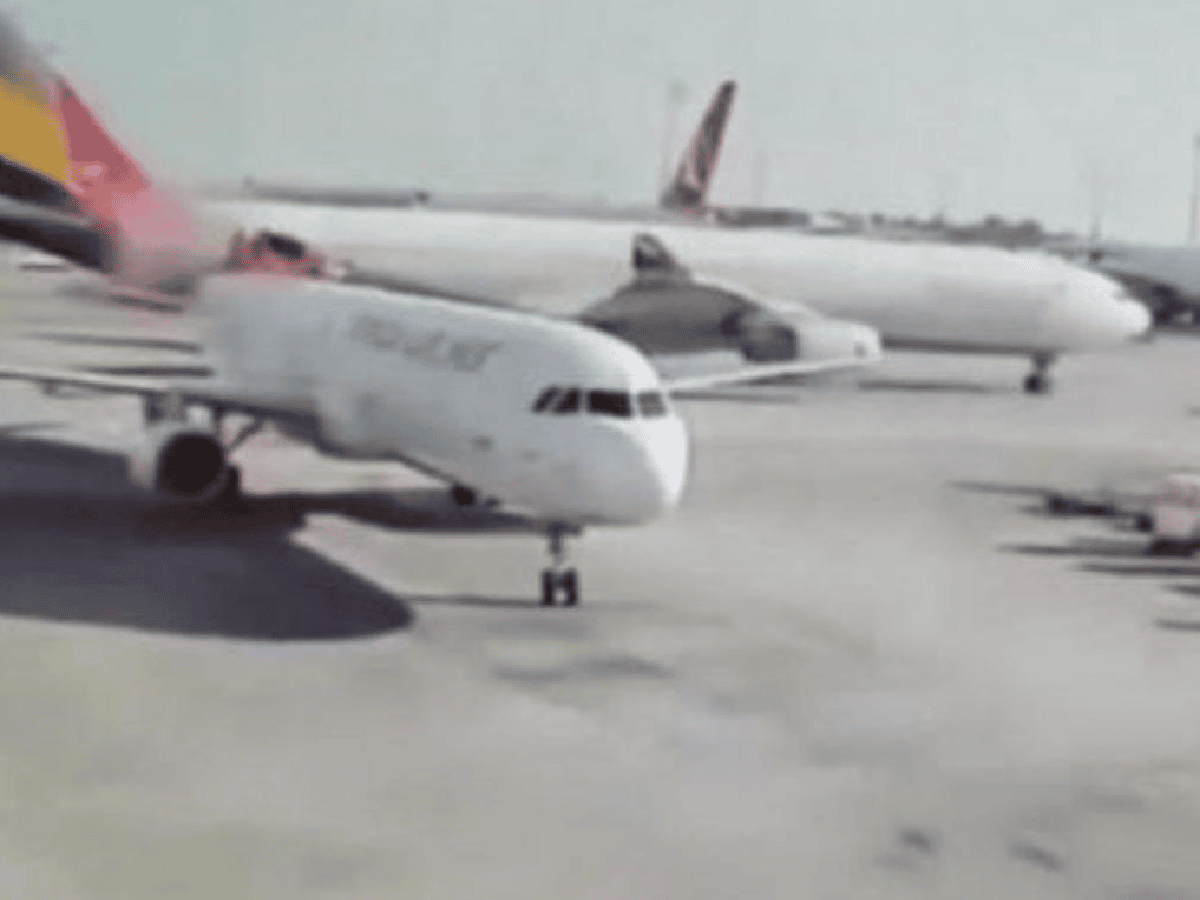 Pánico en Estambul: dos aviones con pasajeros chocaron en el aeropuerto