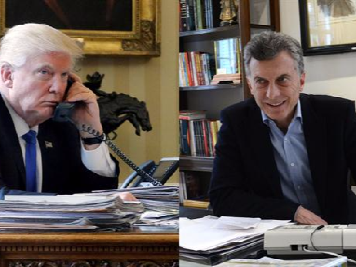 Macri habló cinco minutos por teléfono con Trump 