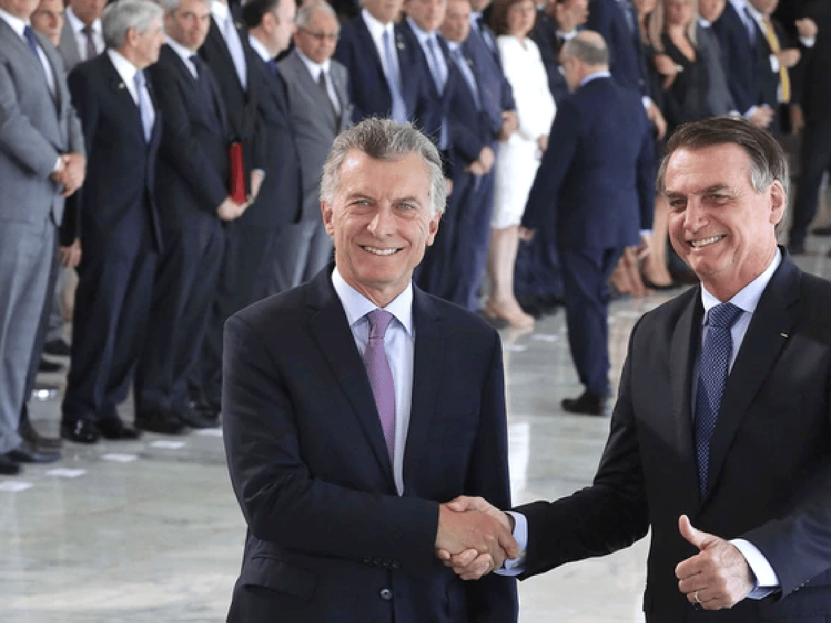 Macri recibe a Bolsonaro en la Casa Rosada