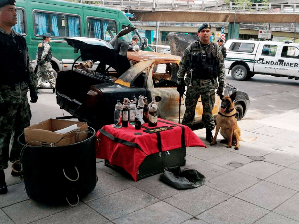 Encontraron bombas molotov en cercanías de una protesta contra el G20