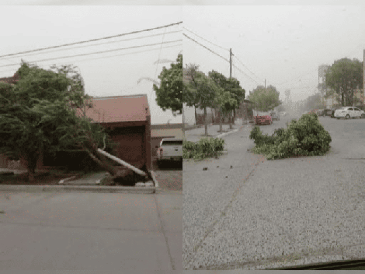 Un temporal causó daños en Chubut