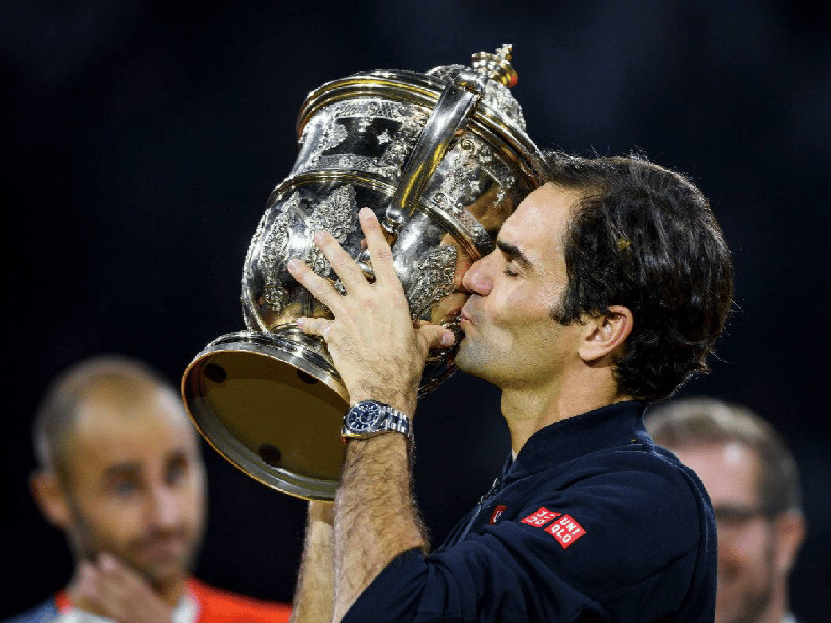 Federer festejó en Basilea