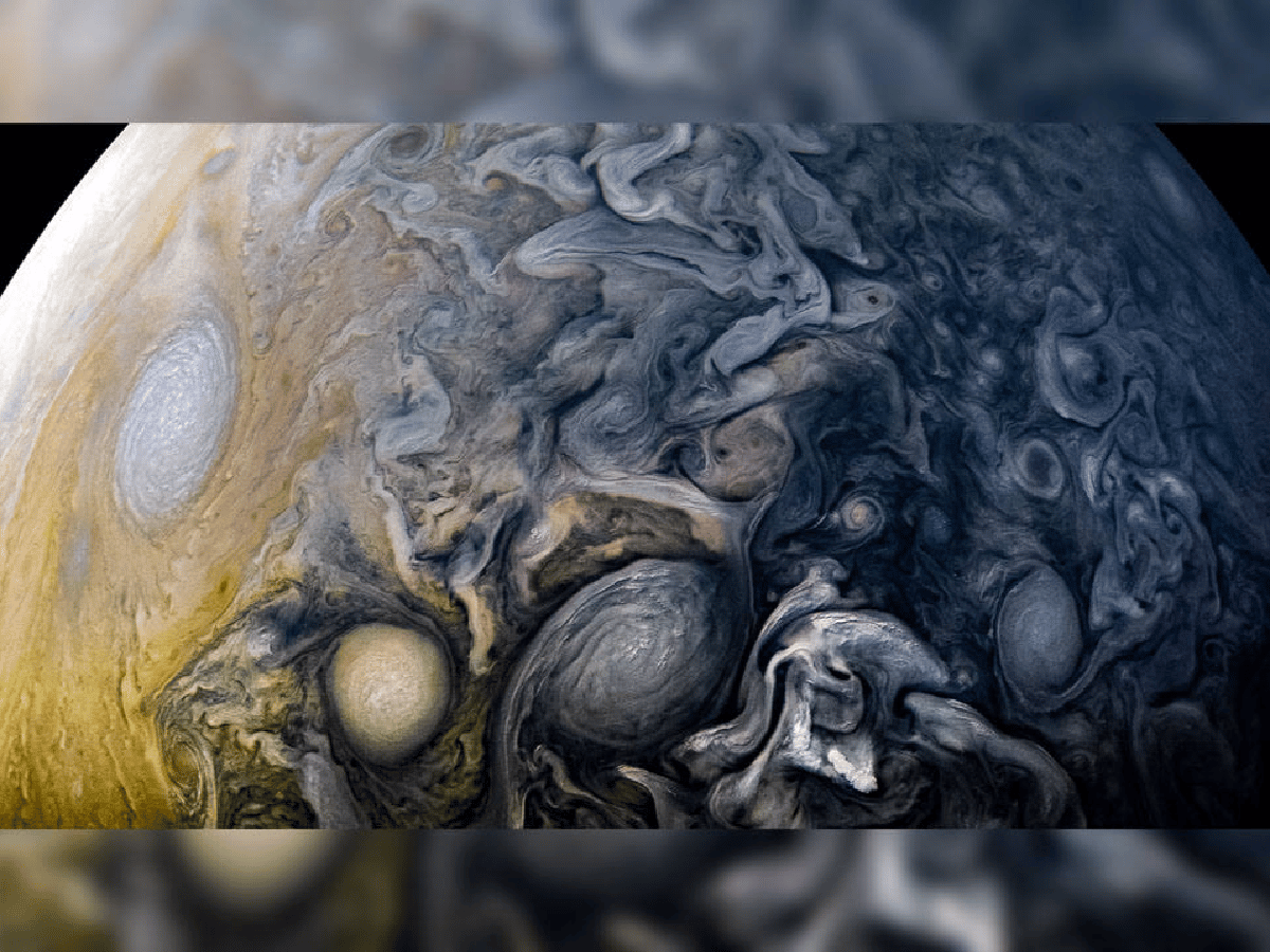 Las fantasmales fotos de Júpiter que tomó la Nasa
