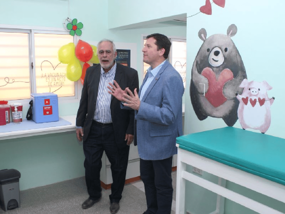 El hospital municipal de Arroyito, con vacunatorio renovado