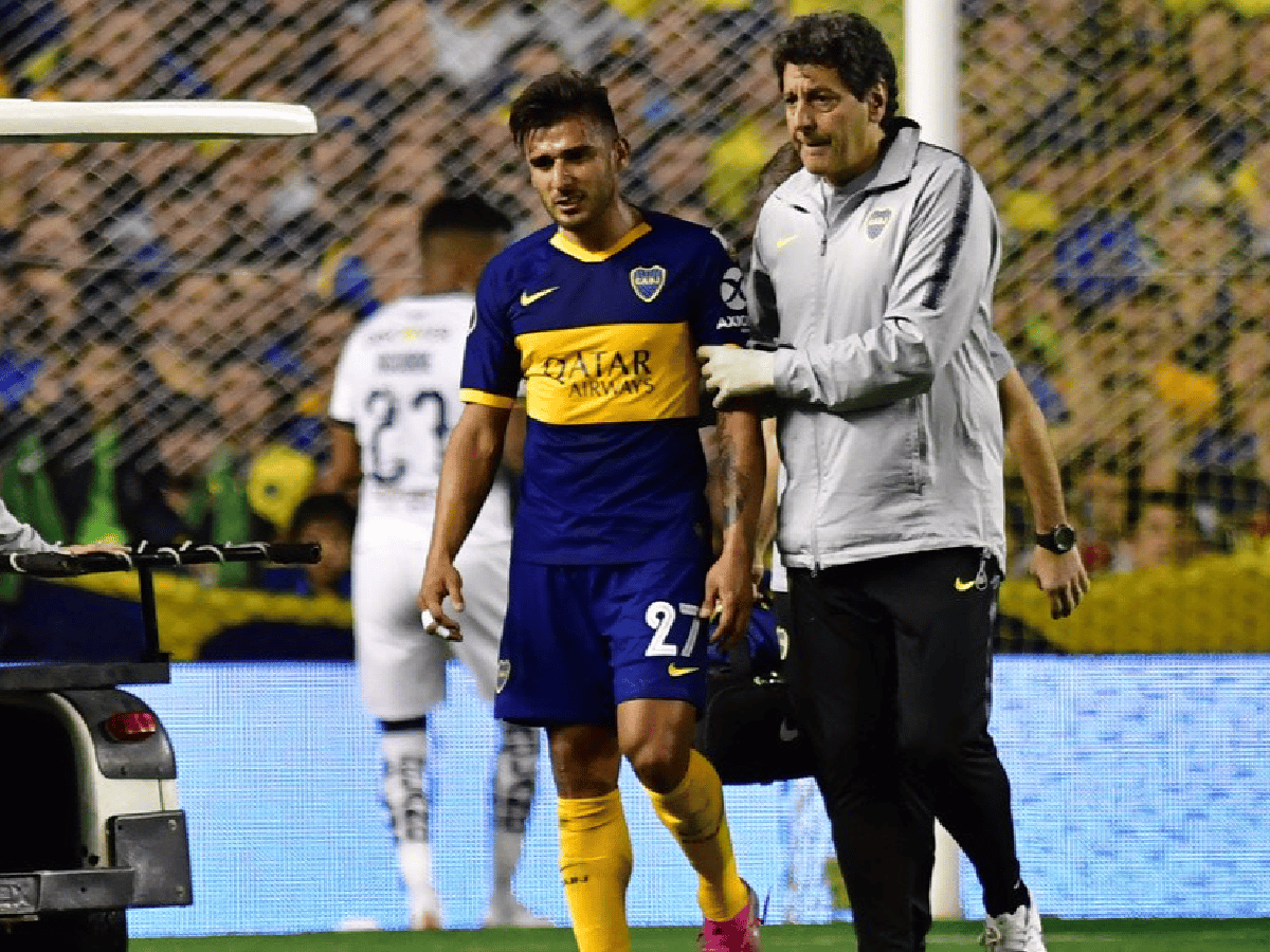 Salvio se resintió de su lesión y se perdería las semis de la Libertadores
