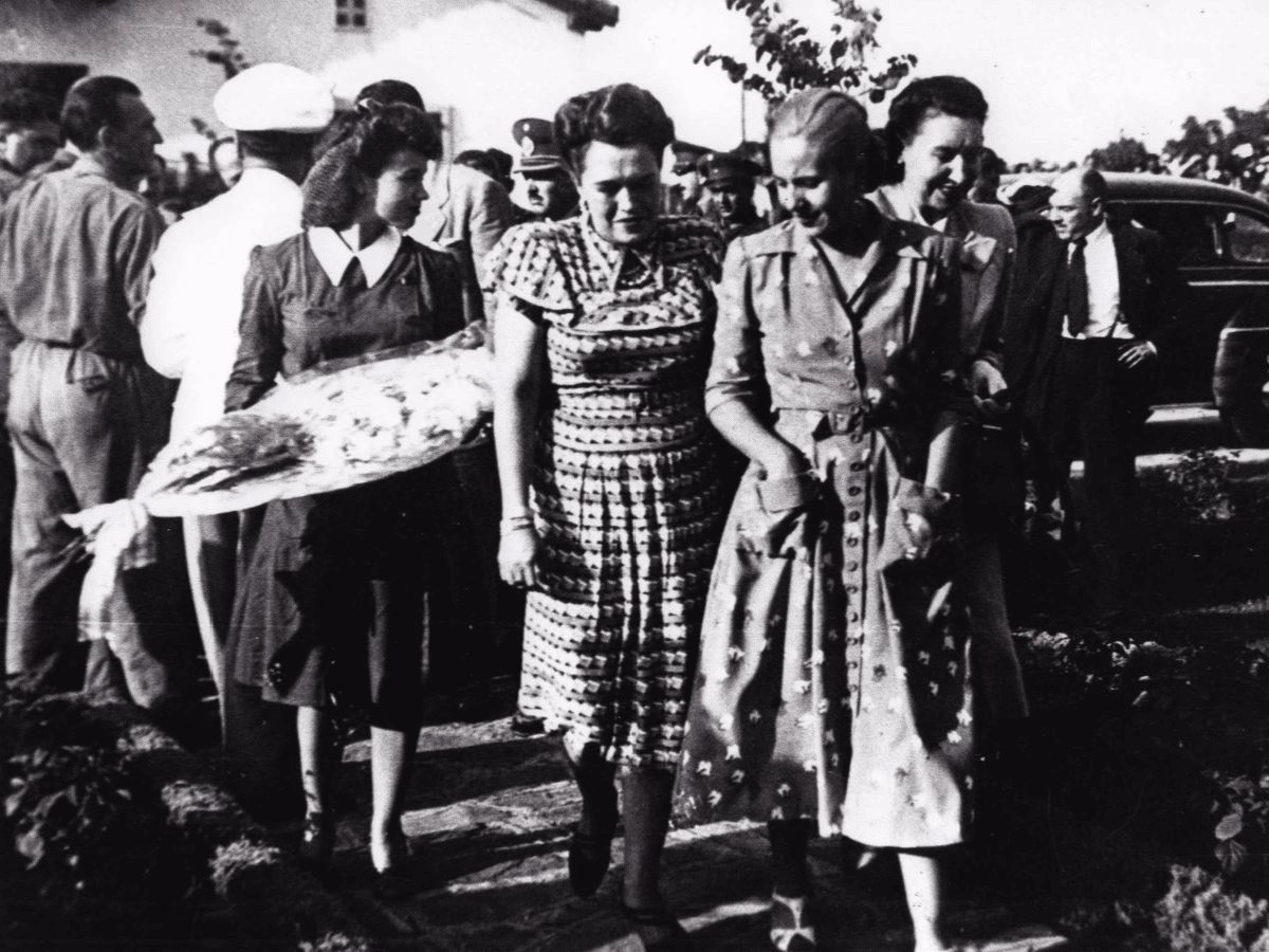 Eva Perón, sus tres visitas a San Francisco y la  película que coprotagonizó junto a un actor local 