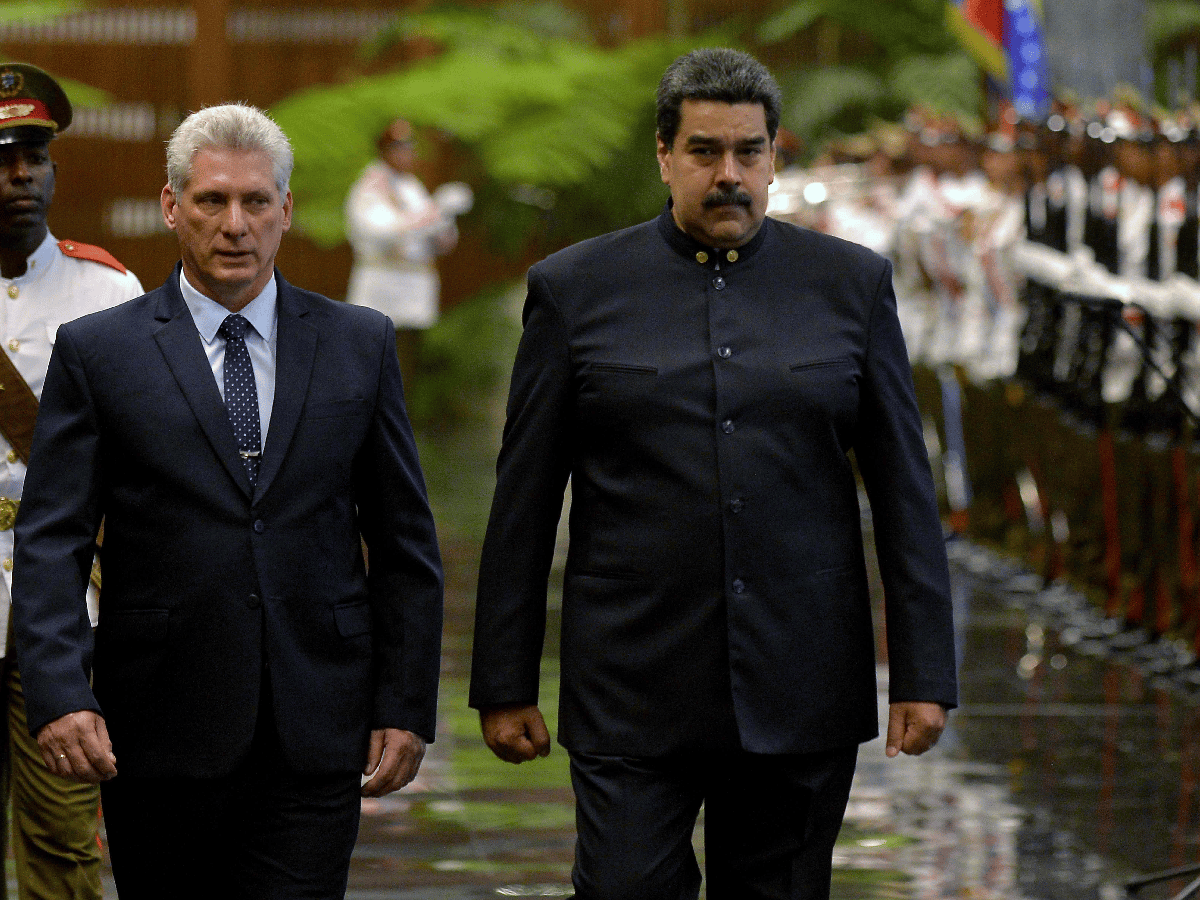 Díaz-Canel estrenó con Maduro su actividad internacional al frente de Cuba 