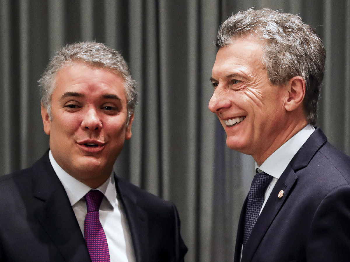 Macri asistió a la asunción del nuevo presidente de Colombia 