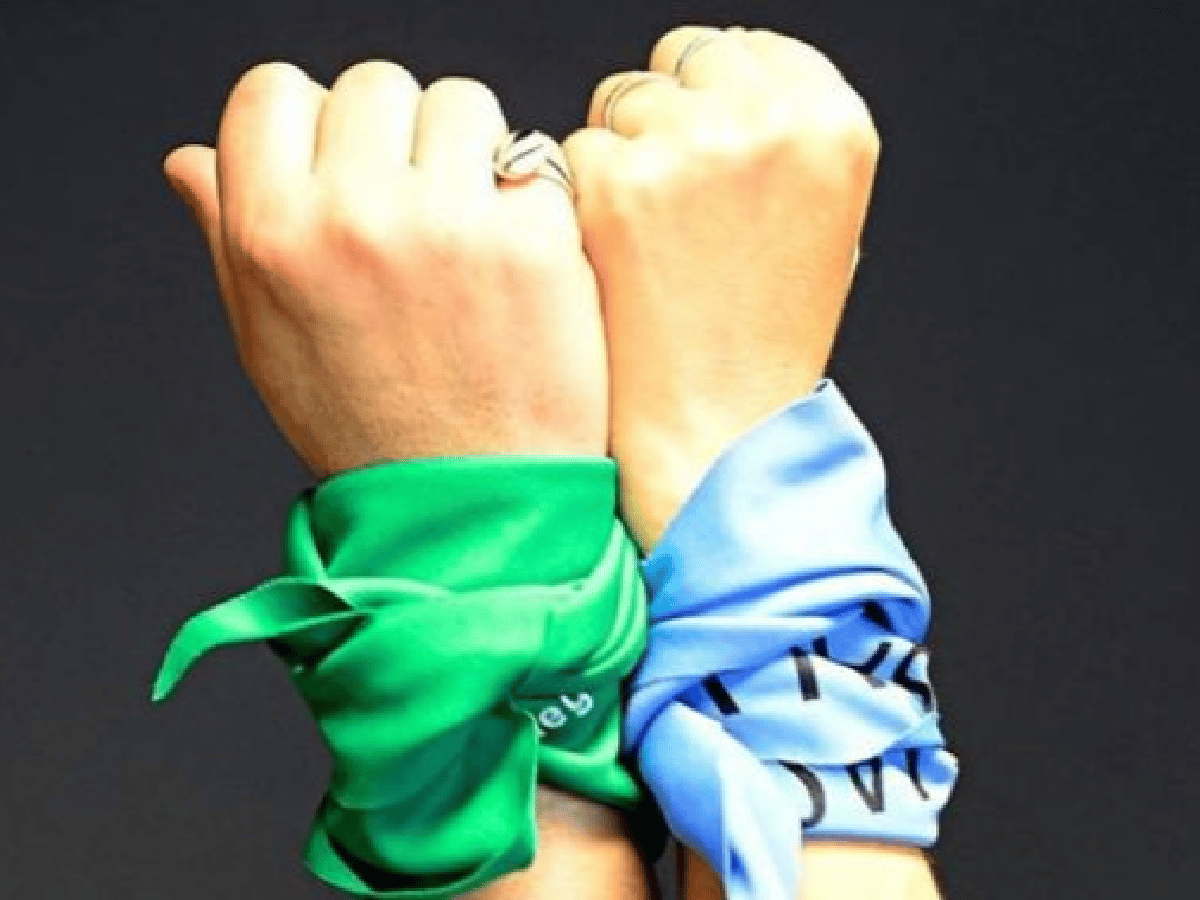 La Justicia Electoral habilitó pañuelos verdes y celestes en las boletas
