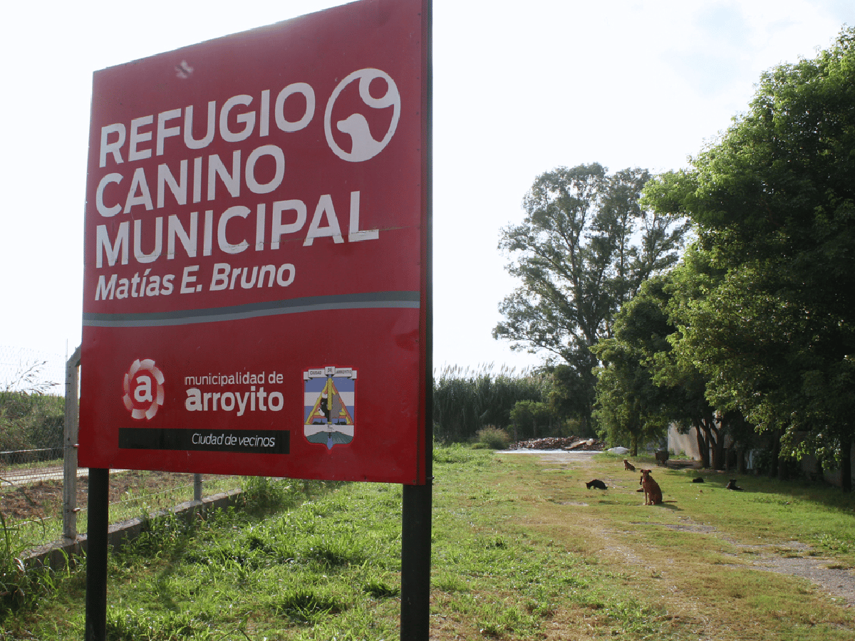 Se colocó cartelería con el nombre  “Matías E. Bruno” al predio  del Refugio Canino Municipal de Arroyito