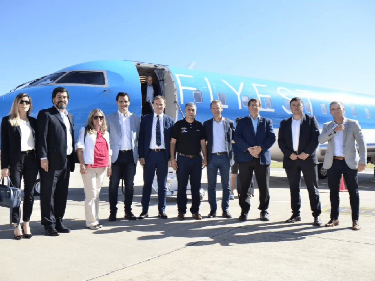 Comenzaron los vuelos de Flyest entre Sunchales y Buenos Aires
