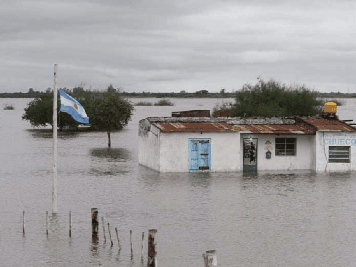 La inundación en el Litoral