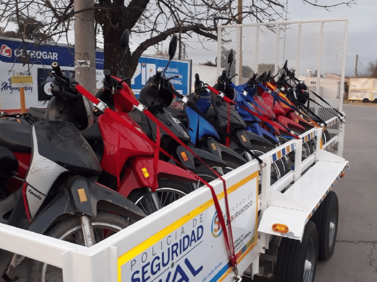 Más de 40 motos retenidas en nuevos operativos viales