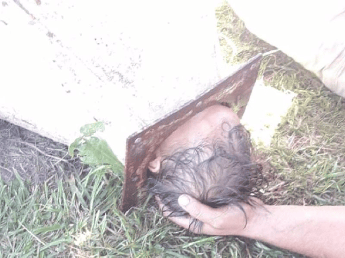 Buenos Aires: rescataron a un nene atrapado en la campana de una parrilla