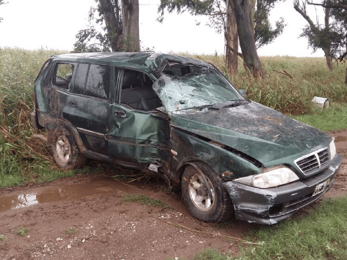 Camioneta perdió el control y protagonizó accidente cerca de Porteña 