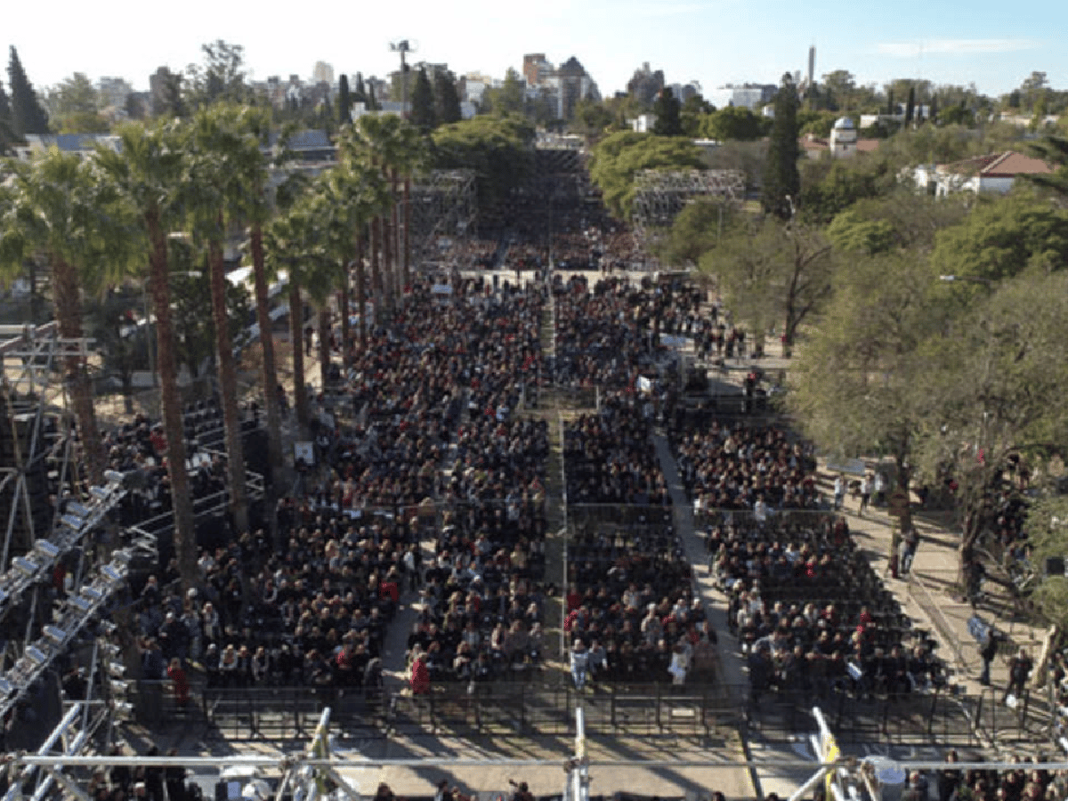 Córdoba: una multitud en el Centenario de la Reforma Universitaria