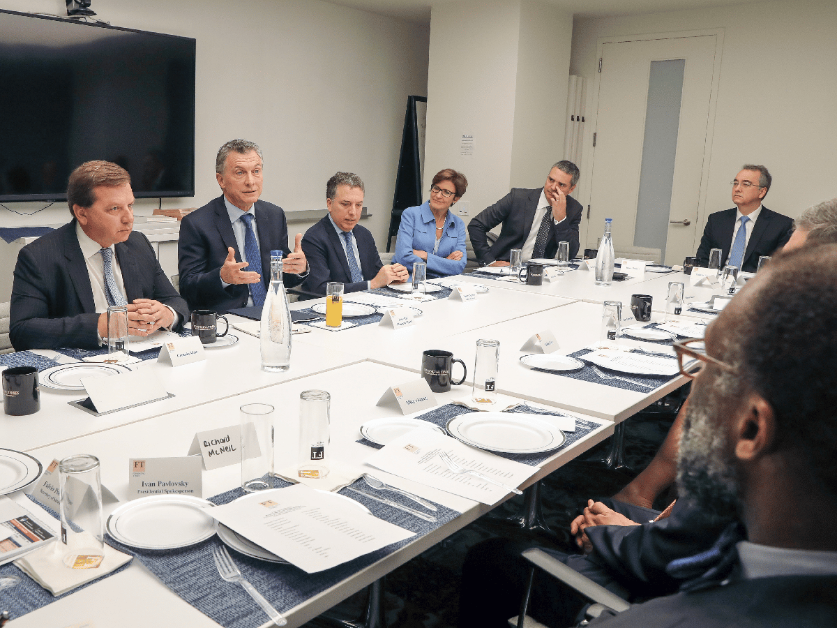 Macri recibió a un grupo de inversores en Nueva York