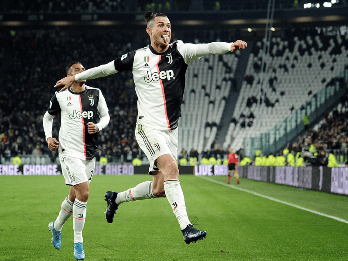 Juventus ganó con un doblete de Cristiano