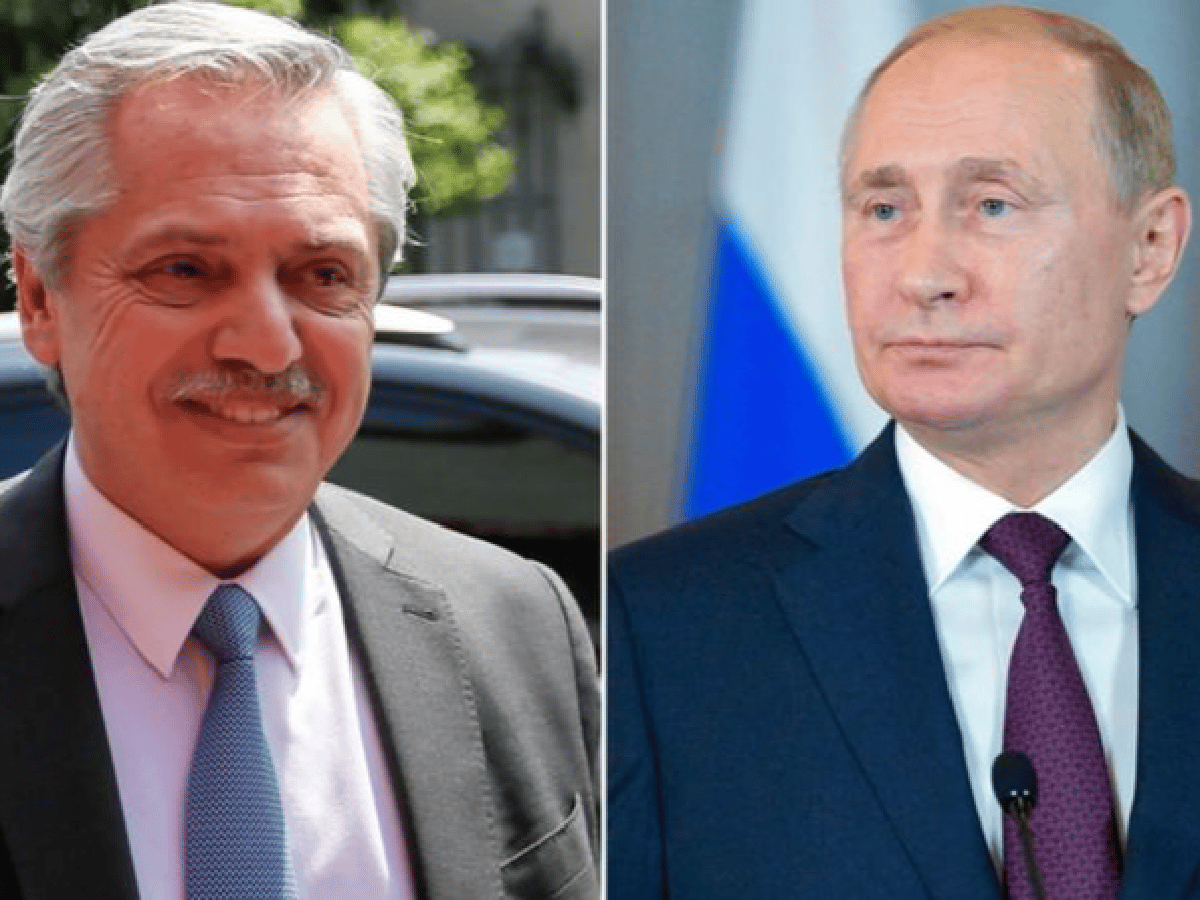 Putin suspendió la reunión con Alberto Fernández