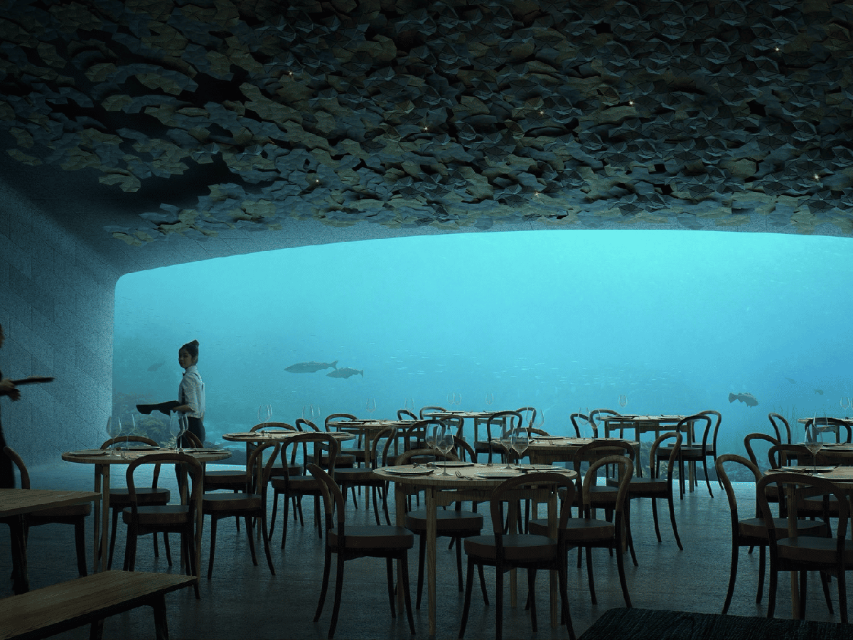 Noruega: inauguran un magnífico restaurante subacuático