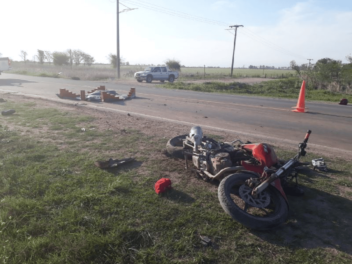 Identificaron al motociclista fallecido cerca de Brinkmann