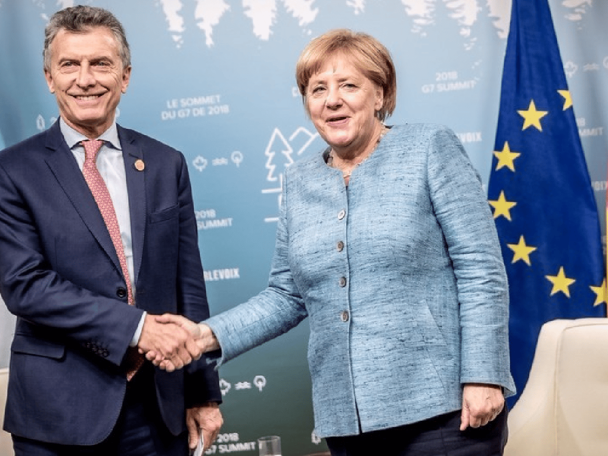 Merkel respaldó las gestiones de la Argentina con el Fondo