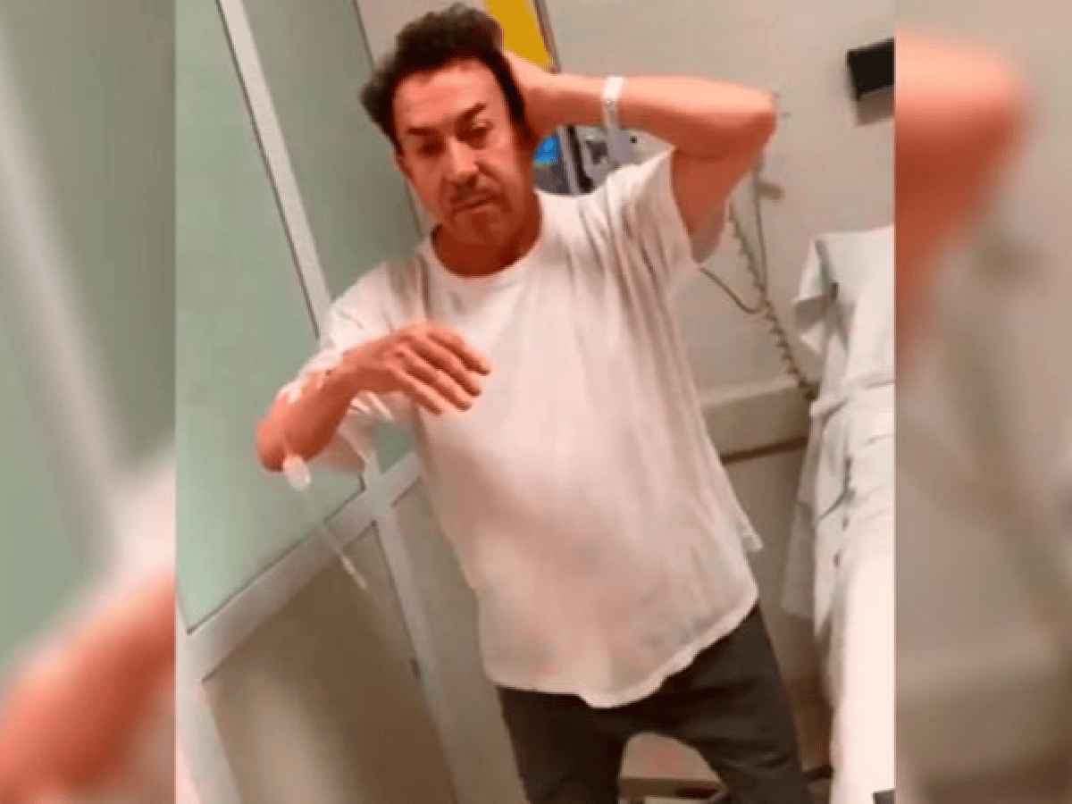 Aníbal Pachano bailó en plena sesión de quimioterapia