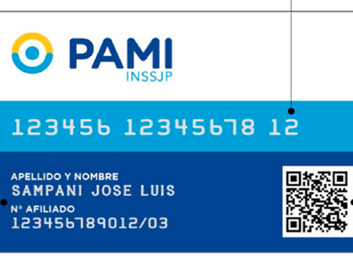  Pami lanza nueva credencial plástica, con banda magnética y códigos QR y de seguridad