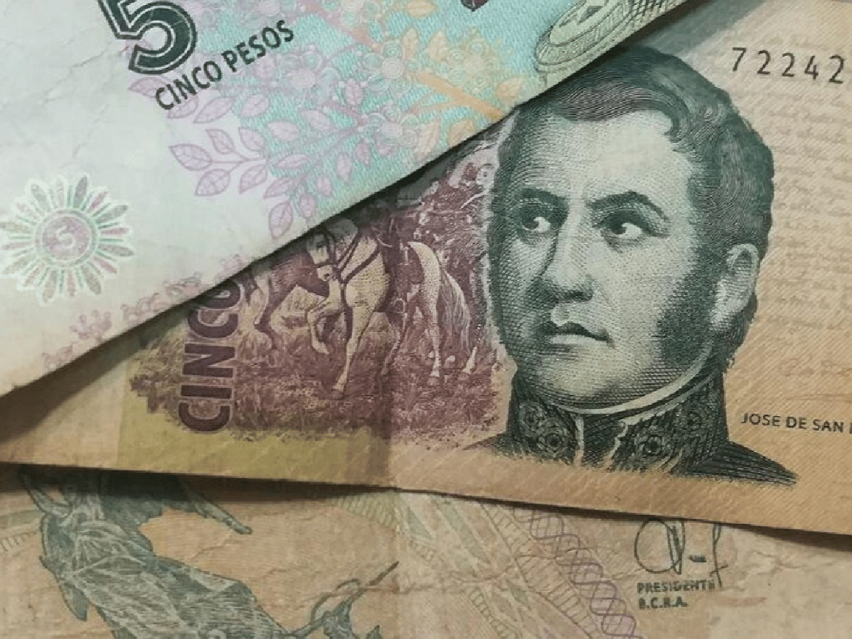 Analizan postergar la salida de circulación de billete de 5 pesos