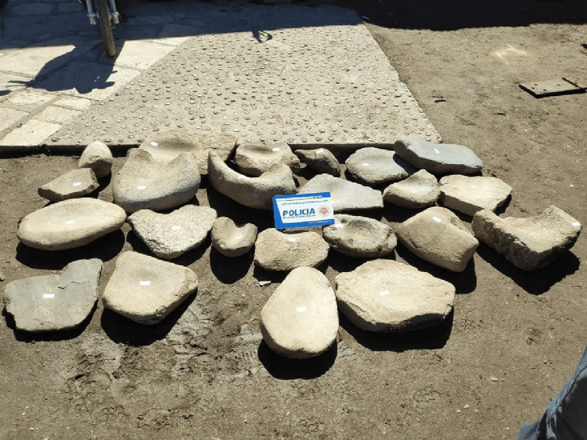 Secuestran 74 piezas arqueológicas en una casa de Carlos Paz