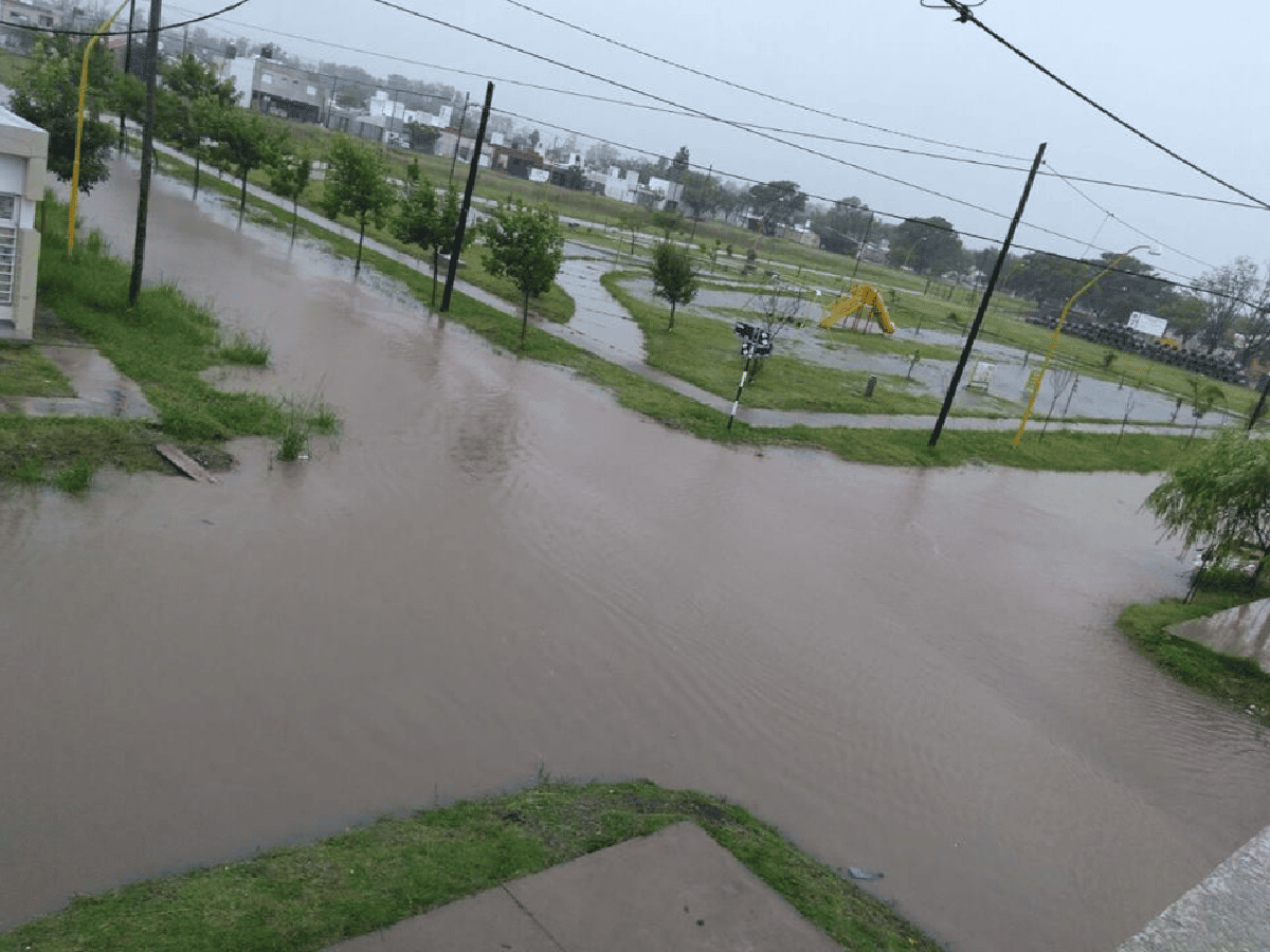 Diluvió en la región y rige un alerta: San Francisco, donde más llovió en San Justo 
