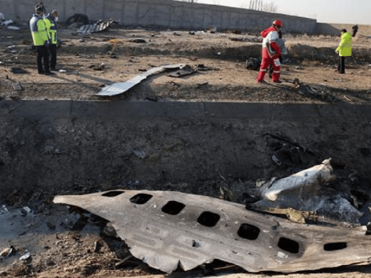 [Video] Se estrelló un avión ucraniano en Irán: murieron 176 pasajeros
