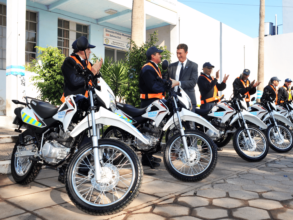 El municipio tiene seis nuevas  motos para controlar el tránsito 