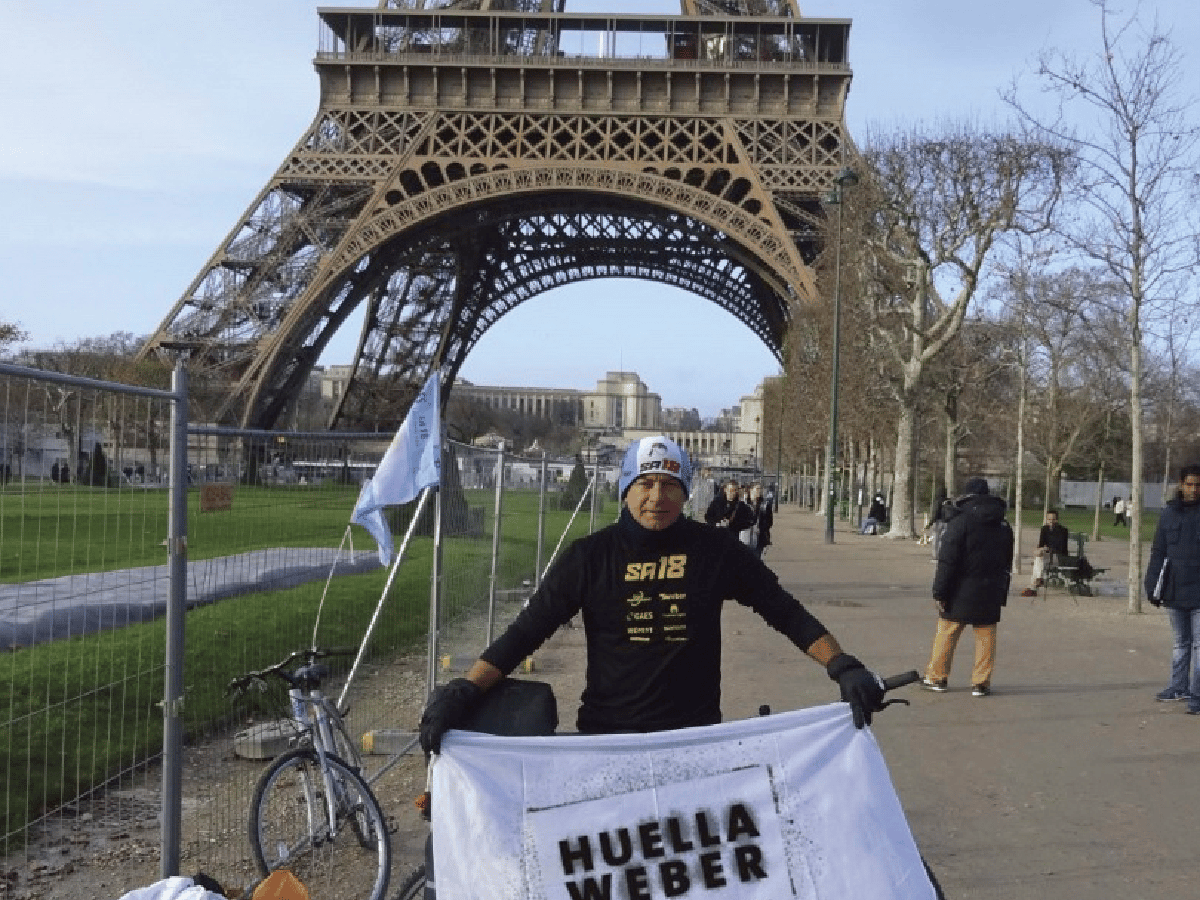 Ultramaratonista solidario en Europa