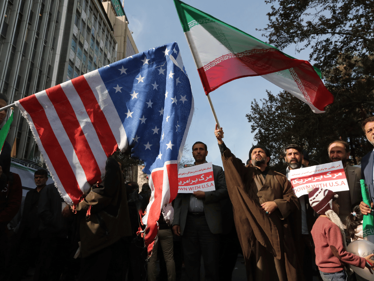 Miles de iraníes protestan contra las sanciones impuestas por Estados Unidos