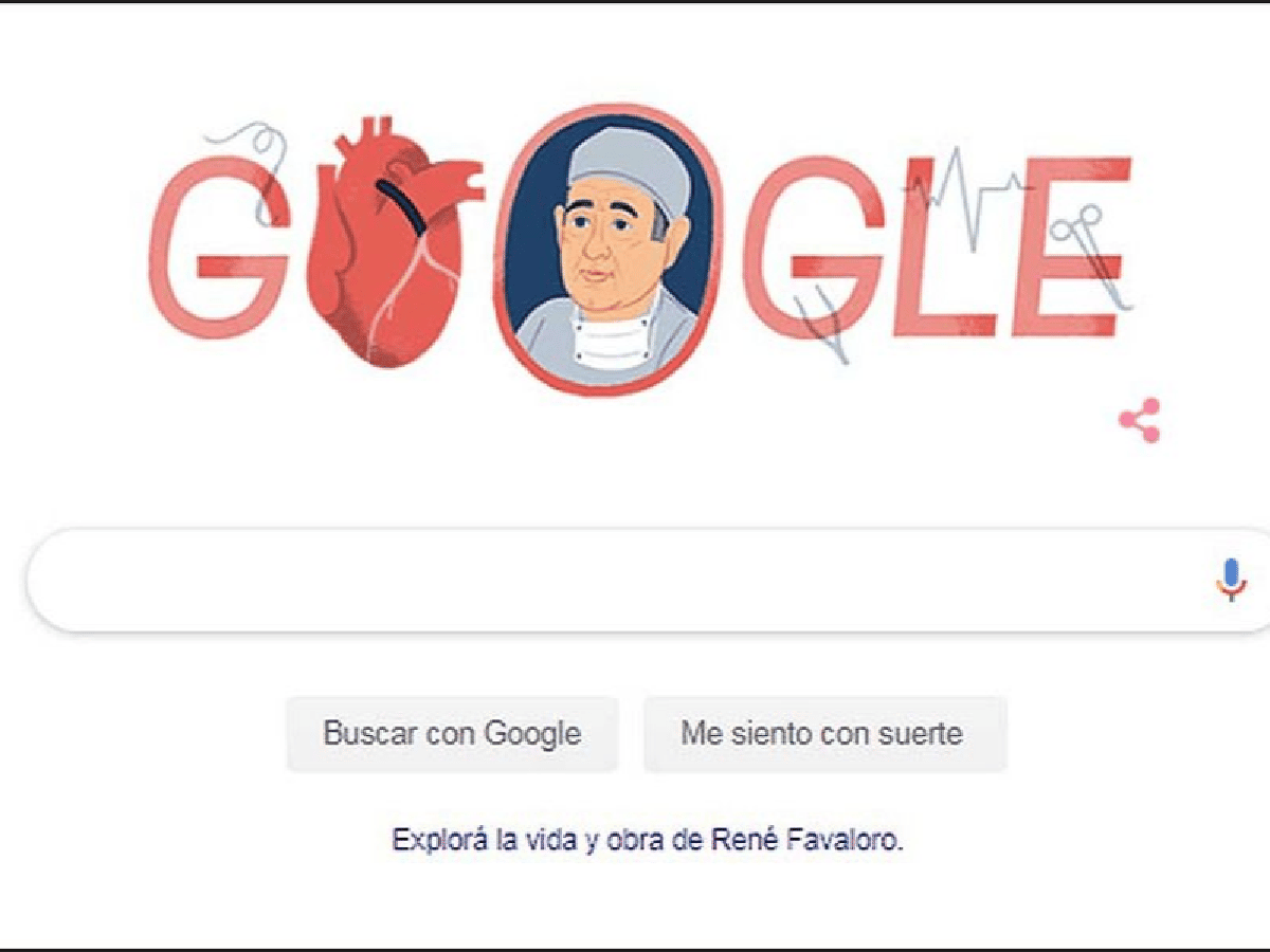 Google homenajea con su doodle a René Favaloro, inventor del bypass