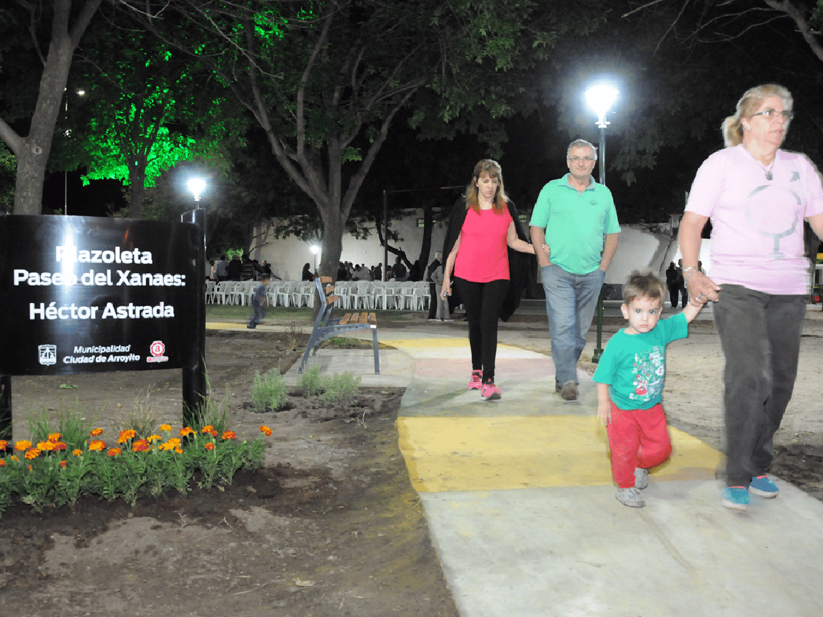Paseo del Xanaes “Héctor Astrada”, un nuevo espacio recuperado en Arroyito            