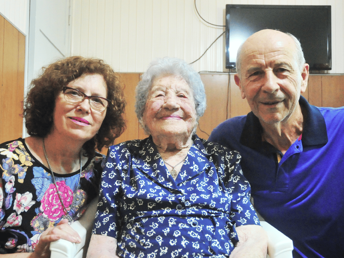 Elisa celebró  sus 103 años