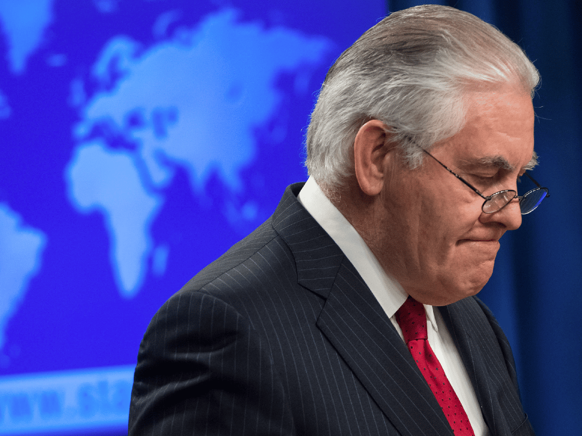 Trump despide a Tillerson, su jefe de la diplomacia