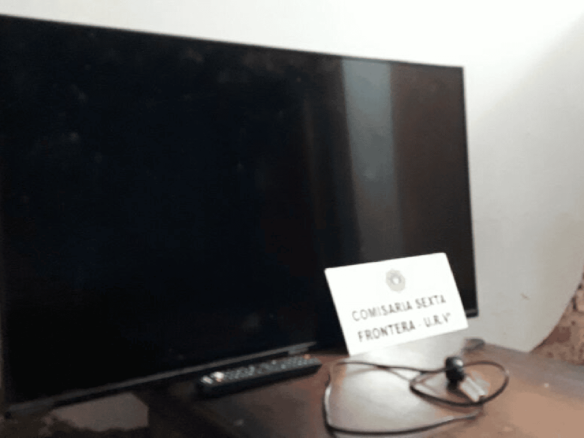 Detenido por encubrimiento al comprar un televisor robado
