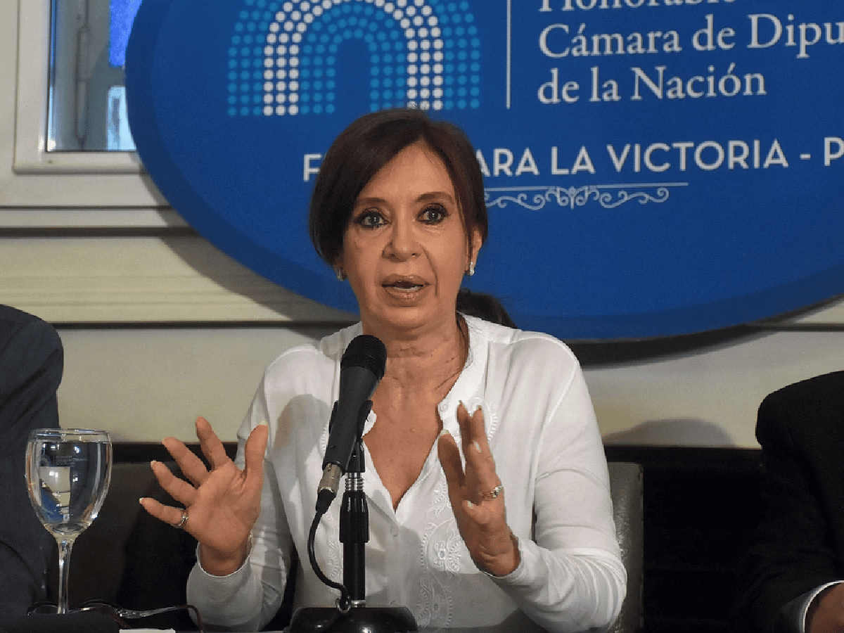 Cristina Fernández no irá a la Apertura de Sesiones Ordinarias